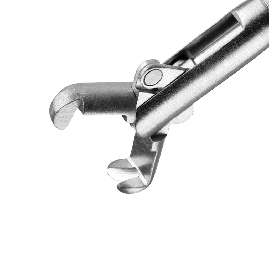 Gribetang med krog, fleksibel, 1 x 2 tænder